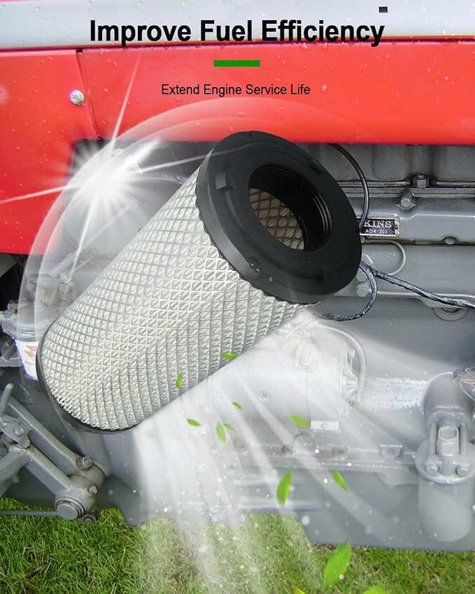 3607884M92 Air Filter Element Replace 3607884M91 Fit for Massey Ferguson 1233 1526 1528 1529 1531 1532 1533 1540 FC23 ZT29 ZT33 Fit for Challenger MT255 MT260 MT255B MT265B MT275B