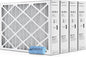 16x25x4 Air Filter Replacement MERV 11, FC100A1029 Pleated HVAC AC Furnace Filters with Wholesalehome Cleaning Cloth, 4-Pack (Actual Size: 15.94 x 24.86 x 4.38 Inches)