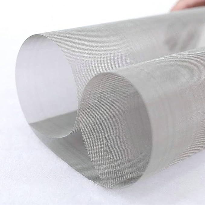 Stainless Steel Woven Wire Mesh, 304 Insect Screen, 30 Mesh Window Grid, Metal Netting, Ripstop Wire Cloth, Air Vent Protection Mesh, Woven Stainless Filter Panel