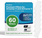 60-Pack Premium CPAP Filters Compatible with Airsense 11 & Aircurve 11 Machines, FSA or HSA Eligible, Ultra Fine Replacement with Extra Thick, High Filtration & Smooth Airflow, Travel Friendly