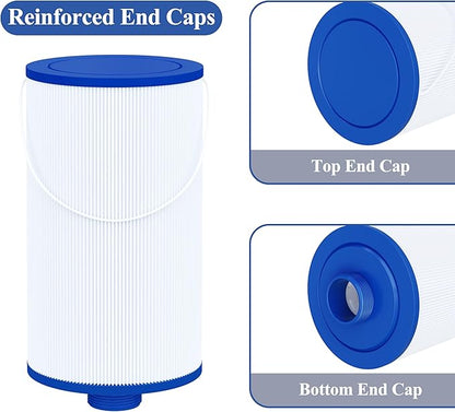 Cryspool® 2402 Filter Compatible with Watkins 303279, FC-2402, Free Flow and Lifesmart Hot Tub Filter, 1 1/2" Finer Thread Spa Filter Cartridge, 1 Pack