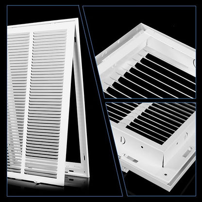 14 x 24 Return Air Grille [Duct Opening Size],Return Air Vent Cover for Wall Or Ceiling,Steel Return Air Filter Grilles Removable Face/Door for 1 Inch Filters (14"W x 24"H [Duct Opening])