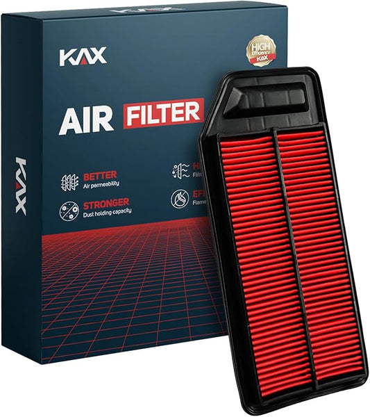 KAX Premium Engine Air Filter, CA9564 Replacement for Honda Accord 2003 2004 2005 2006 2007, Acura TSX 2004-2008, High Performance & Advanced Engine Protection