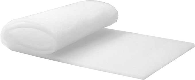 Decor Grates VFM4 Pristene Filter Media for Decor Grates Registers, 4-Feet by 1-Foot , White