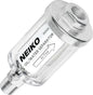 NEIKO 30252A Water and Oil Separator for Air Line | 1/4" NPT Inlet and Outlet | 90 PSI | Air Compressor and Air Tool Accessory | Protect Lifespan of Pneumatic Tools | Water Moisture Filter Dryer