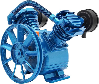V Air Compressor Pump Head for 3 HP 2 Piston Motor Twin Cylinder Single Stage,Air Compressor Pump Motor Head Single Stage, in Tools & Home Improvement Portable Air Compressors