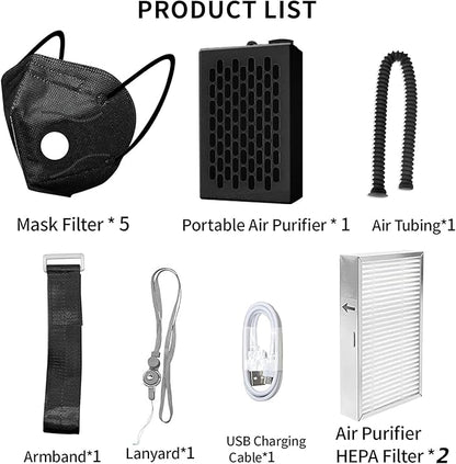 Breathable Powered Air Purifying Makes with Filter for Dust, Sanding, Polishing, Woodworking,weeding,Protection works