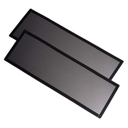 360mm 120mm x 2 PC Fan Dust Mesh Filter 4.72inch PVC Computer PC Case Dust Proof Filter Cover Magnetic Black 2-Pack