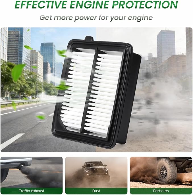 Cabin Engine Air Filter Kit CF11182 CA11399 Fit for ACURA RDX (2020-2022)