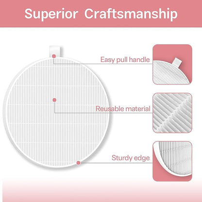 6 Pack HPro Nail Dust Collector Replacement Filters, Compatible with MelodySusie Nail Dust Collectors Models HPro/SProR