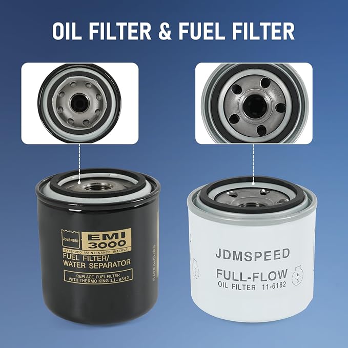 11-9059 Air Filter 11-6182 Oil Filter 11-9342 Maintenance Kit Replacement For Thermo King Tripac APU or Evolution