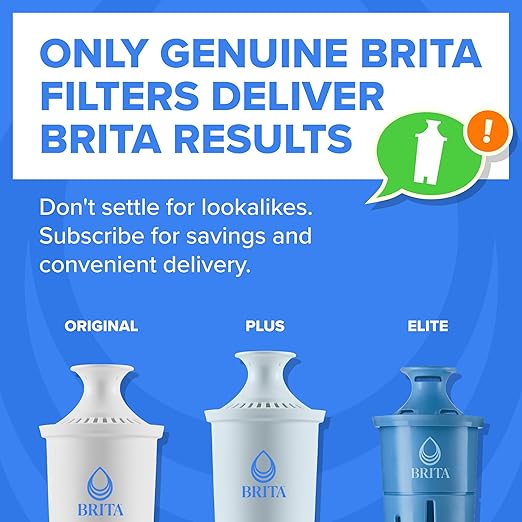 Brita Water Pitcher, Metro Elite Filter, Removes 99% of Lead, Includes 1 Filter, 6-Cup Capacity, White