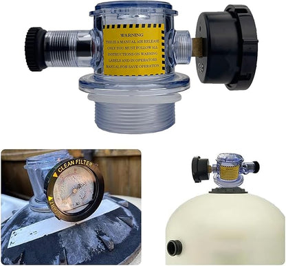 273564 273564Z Manual Air Relief Valve, Compatible with Pentair for Triton II,Triton C,TR100C and TR140C Pool Spa Sand Filters,Replacement for Pool and Spa Filter Air Relief Valve Assembly