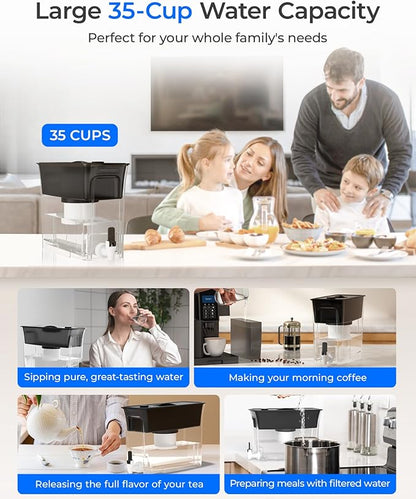 Waterdrop Large 35-Cup Water Filter Dispenser