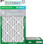 Filterbuy 16x24x2 Air Filter MERV 8 Essential Dust & Allergy Defense (2-Pack), Electrostatic Pleated HVAC AC Furnace Filters Replacement, Made in USA (Actual Size: 15.38 x 23.38 x 1.75)