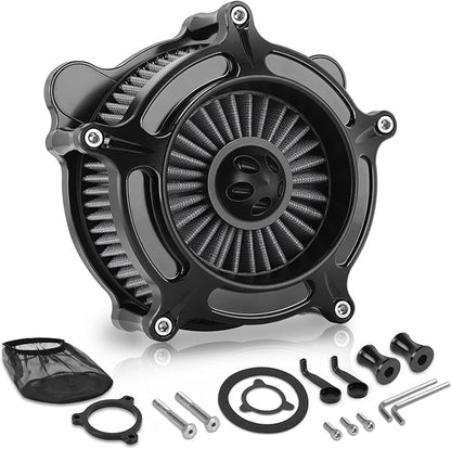 High Flow Air Cleaner Intake Filter Kit Air Filters Cover for Harley Milwaukee-Eight M8 Softail 2018-2025 Touring 2017-Later Except 23-Later FLHXSE FLTRXSE 24-Later FLHX FLTRX