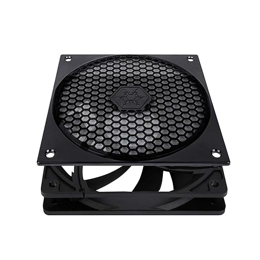Silverstone Technology 120mm Fan Filter with Honeycomb Grille SST-FF121B-USA-2Pack