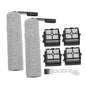 1set Floor Scrubber Brush Replacement Kit Slim Rollers Filters and Brush for Compatibility Performance and Odor Removal