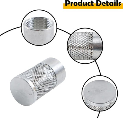 Dia Hose Inlet Suction Strainer Filter, Stainless Steel Water Pump Filter for Garden Irrigation, High Pressure Water Pump, Sprayer & Plumbing Systems (30mm)