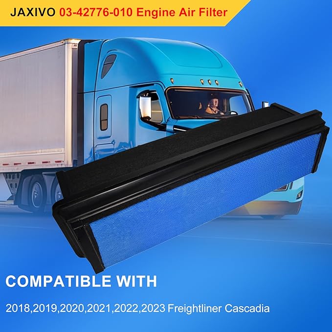 03-42776-010 Engine Air Filter Compatible With 2018-2023 Freightliner Cascadia Replaces 0342776010,997879,91559,TR504-EF,P628541