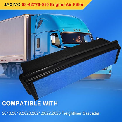 03-42776-010 Engine Air Filter Compatible With 2018-2023 Freightliner Cascadia Replaces 0342776010,997879,91559,TR504-EF,P628541