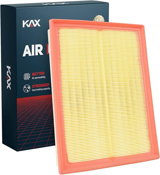 KAX Engine Air Filter, CA10835 Replacement for 4Runner (V6) 2010-2023, GX460 (V8) 2010-2023, FJ Cruiser (V6) 2010-2014, Advanced Air Filter Media, Increased Acceleration