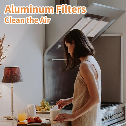 BPS1FA36 Aluminum Range Hood Vent Filter for Broan Nutone Allure 36" QS1 WS1 WS2 Range Hood Grease Filters Replacement 5 Layers, 17-1/4"X 11-3/4"X 3/8" 2 Pack