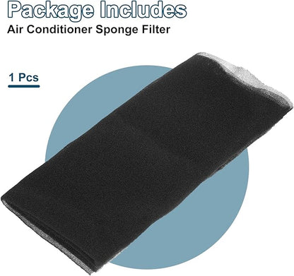 PATIKIL 39" x 39" x 0.2" Air Conditioner Filter Replacement, 2Pcs Washable Reusable Cut to Fit Foam Filter Air Filter for RV AC Vent Window Purifiers Computer, 40PPI