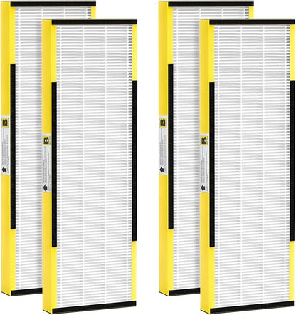 4 Pack HEPA only, FLT4825 True HEPA Filter B Replacement, Compatible with Guardian Air Purifier AC4825 AC4300 AC4800 AC4900 AC4850