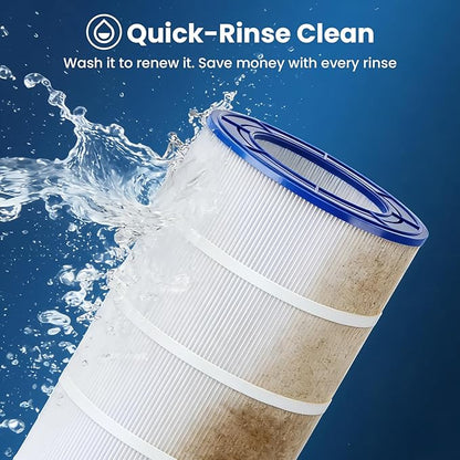 CC150 Pool Filter Cartridge Compatible with Pleatco PAP150, CCRP150, R173216, Unicel C-9415, 59054300, Filbur FC-0687, 160317, 160355, 160352, 150 sq.ft. 1 Pack