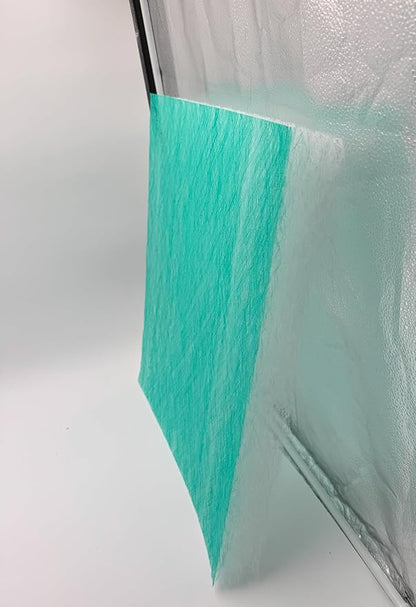 Paint Booth Exhaust Fiberglass Filter Pad, Paint Arrestor for Spray Booth (100/case, 25" x 20")