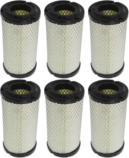waltyotur 6 Pcs Air Filter 4163715 11013-1290 25 083 02-S 1G659-11222 Replacement for Kubota Bobcat Kawasaki Kohler