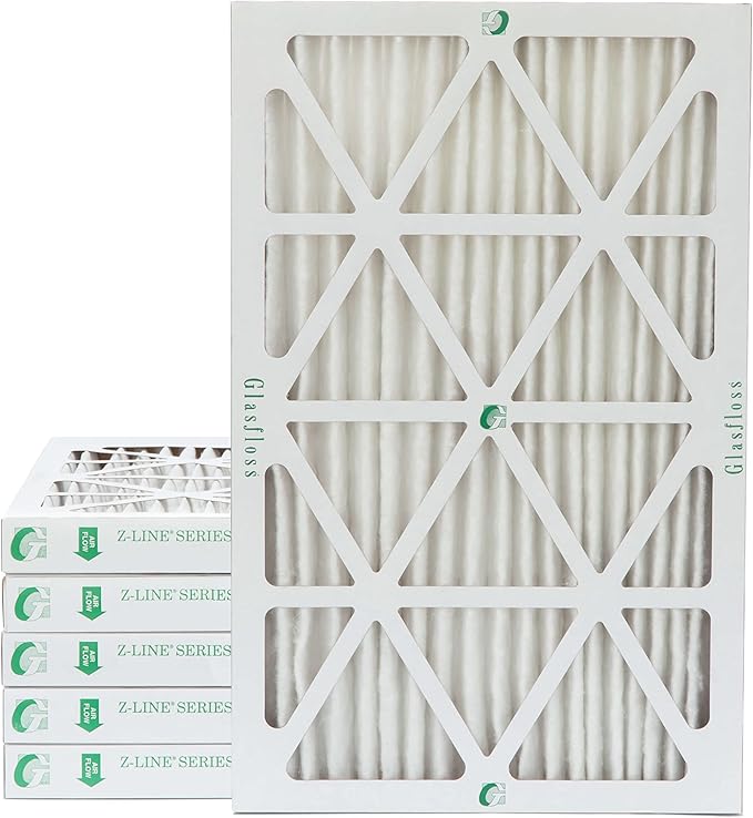 10x20x2 MERV 10 (FPR 5-6) 2" Inch Pleated Air Filters By Glasfloss. Box of 6. Actual Size: 9-1/2 x 19-1/2 x 1-3/4