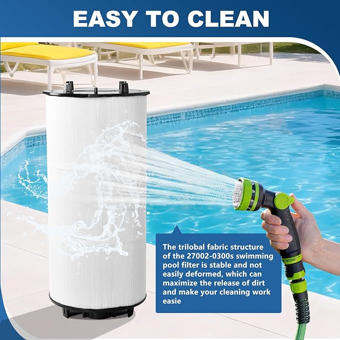 27002-0300S Pool Filter Cartridges Compatible with pentair sta-rite 27002-0300S Pool Filter System 2 Modular Media Pool and PLM300 D.E. Filter,300 sq.ft D.E. Filter with 24800-0121 Air Bleed Assembly