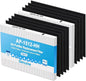 Upgraded AP-1512HH Filter Replacement Set for Coway Airmega AP-1512HH and Airmega 200M air Purifier,2 HEPA Filter+8 Carbon Filters,Triple Filtration, 99.7% Particle Capture