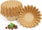 1-2 Cup Brown Coffee Filters, 100 Count Unbleached Basket Coffee Filter Paper for Miniature Mr Coffee, Small Coffee Maker, Single Serve Coffee Pot, Pour Over Coffee Kit