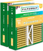Filterbuy 16x22x5 Air Filter MERV 11 Superior Pet & Allergy Defense (2-Pack), Pleated HVAC AC Furnace Filters for Amana, Coleman, Goodman, York, and More (Actual Size: 15.38 x 21.88 x 5.25)