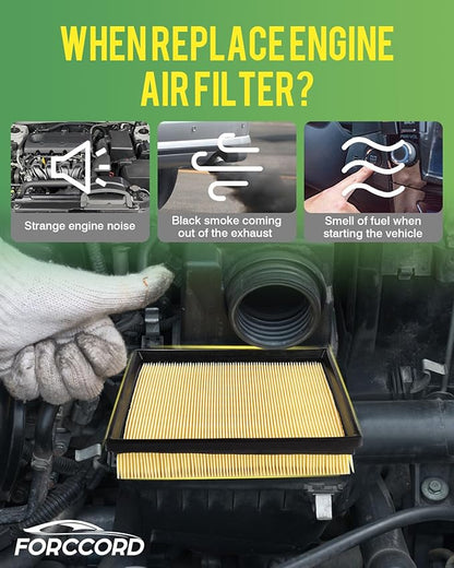 CA11305 Engine Air Filter Fits for 328i, 328i xDrive, 320i, 320i xDrive, 428i, 428i xDrive, 428i Gran Coupe, 328i GT xDrive Air Filter Replacement Car Accessories