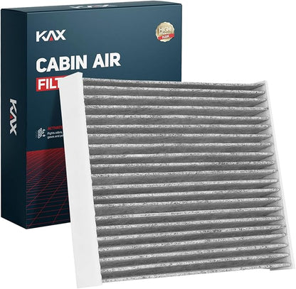 KAX Cabin Air Filter with Activated Carbon, CF12002 Replacement for Kia Soul 2014-2019, Soul EV 2015-2019, CP002 Premium Cabin Filter with Activated Carbon