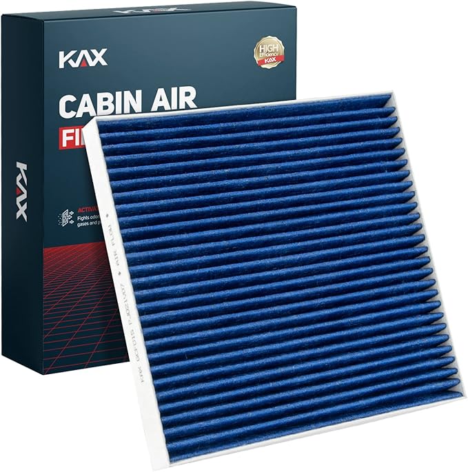 KAX Premium Cabin Air Filter with Dual Active Carbon, CF11819 Replacement for Chevrolet Sonata, Captiva Sport, Hyundai Azera, Santa Fe, Equinox, GMC Terrain, Optima, Sedona, Cadenza, Vue Cabin Filter
