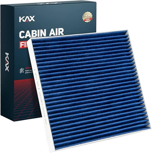 KAX Premium Cabin Air Filter with Dual Active Carbon, CF11819 Replacement for Chevrolet Sonata, Captiva Sport, Hyundai Azera, Santa Fe, Equinox, GMC Terrain, Optima, Sedona, Cadenza, Vue Cabin Filter