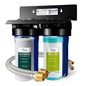 iSpring US21B-CPB 4-Layer High Capacity Under Sink Water Filter, Reduces Lead, PFAS, PFOA/PFOS, Chlorine, Bad Taste & Odor, w/ 2 Upgraded Direct Connect Hoses