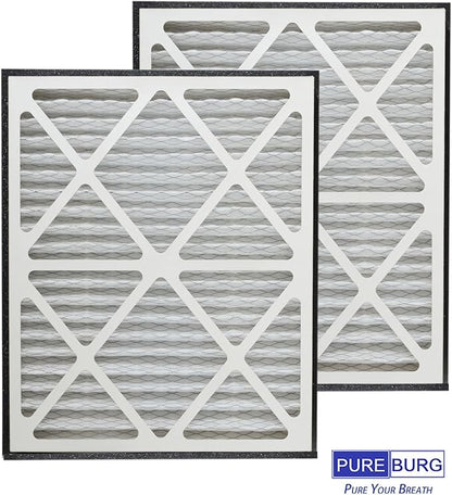 PUREBURG 20x30x3 Replacement Filter Compatible with Zephyr VGF Series 20x30x3 Whole Home Return Air Grille Filter,2-Pack Merv13