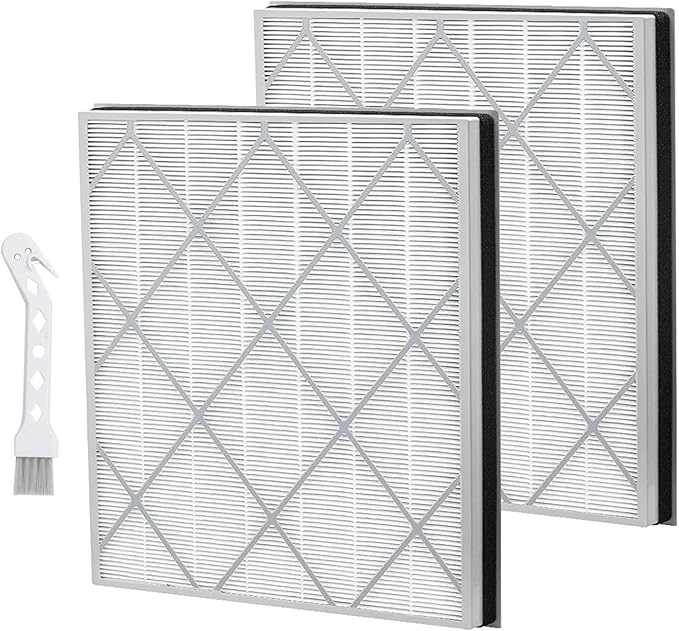 HE401 Filter Replace for Shark 4 Replacement, Compatible with Shark Air Purifier 4 HE401 HE402 HE405 HE400, Efficient Middle Filter for HE4FKPETk Filter Replacement