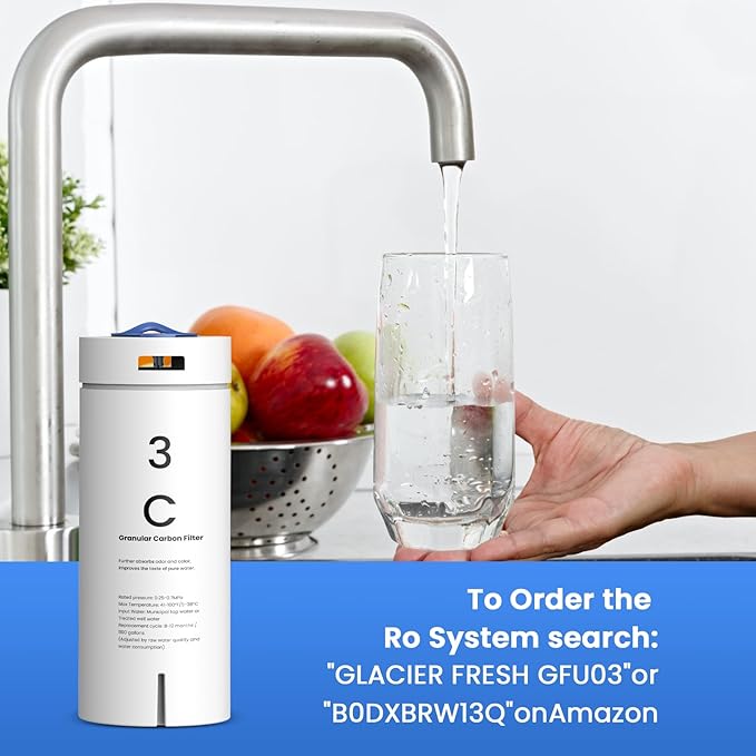 Glacier Fresh C Filter Replacement Filter Replacement for GFU03 Reverse Osmosis System