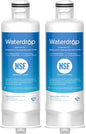 Waterdrop DA97-17376B Replacement for Samsung® HAF-QIN/EXP, DA97-08006C, RF28R7201SR, RF28R7351SG, WD-F45, Refrigerator Water Filter, 2 Filters