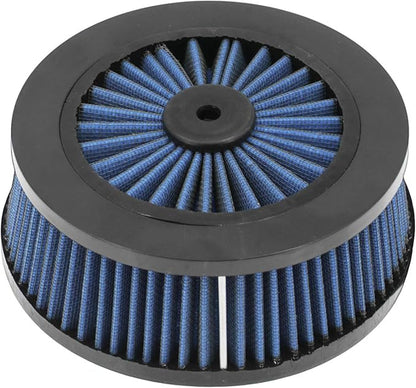 HDBUBALUS Motorcycle Air Filter Inner Element Fit for Harley Sportster Dyna Softail Touring 1 Pcs (Blue)