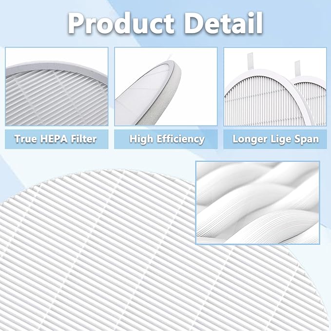 Nail Dust Collector Filter, Replacement Filters Compatible with MelodySusie Nail Dust Collectors Models SPro/XC320J Reusable Dust Filter for Nail Dust Vacuum Machine, Nail Salon, Home Use - 1 pack