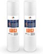 Aquaboon 1 Micron 20 x 4.5 Sediment Water Filter Replacement Cartridge | Whole House Sediment Filtration | Compatible with AP810-2, SDC-45-2005, FPMB5-20, P5-20, FP25B, 155358-43, 2 Pack