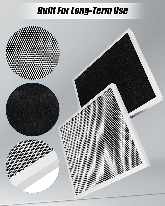 2 Pcs Air Exchanger Filter Fit for Broan ERV100HC HRV100H Ventilation Air Systems, Replace SV03096, 12-7/8" x 11-3/4" x 3/4"